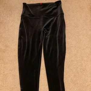 Spanx velvet leggings